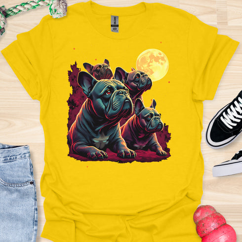 Bulldog & Moon - V3 - Quads T-Shirt